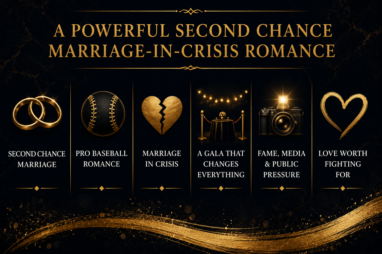 Tropes in The Wife He Thought Would Understand: second chance marriage, pro baseball romance, marriage in crisis, a gala that changes everything, fame and media pressure, and love worth fighting for.